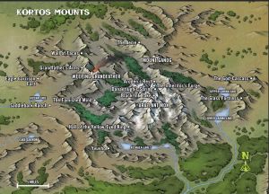 Kortos map