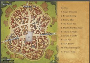 Willowside map