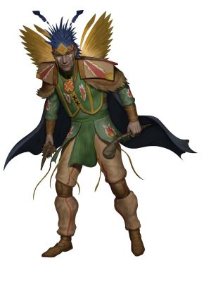 Burn Rider in Regalia