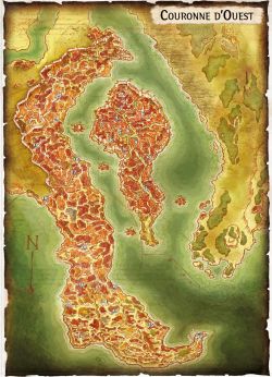 Courone d'ouest map