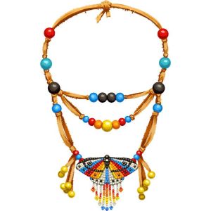 Rainbow Moth Pendant