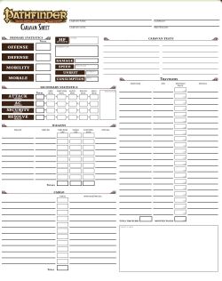 Caravan sheet