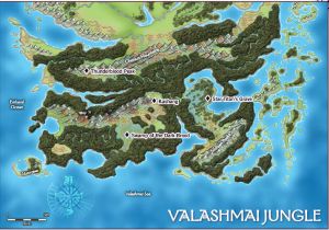 Valashmai jungle map