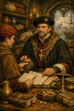 Grand marchand aisé du XVe siècle