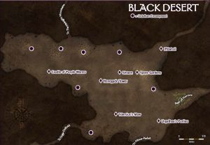 Black desert map