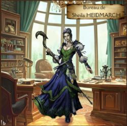 Sheila Heidmarch dans son bureau